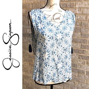 3/24 Jessica Simpson Sleeveless Blouse - S